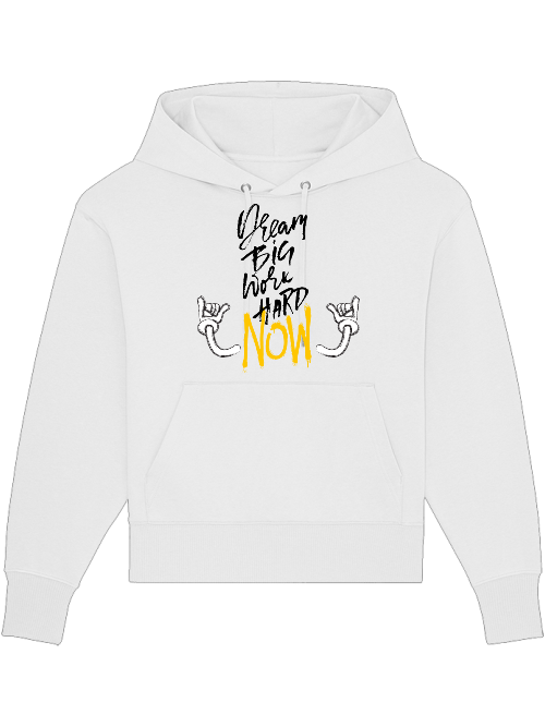 Premium Heavy Cotton Unisex Hoodie "Dream Big Work Hard"