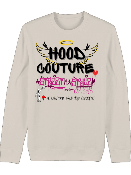 Premium Unisex Crew Neck Sweatshirt "Hood Angel"