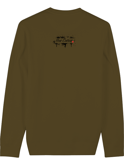 Premium Unisex Crew Neck Sweatshirt "Hood Couture Skyline"