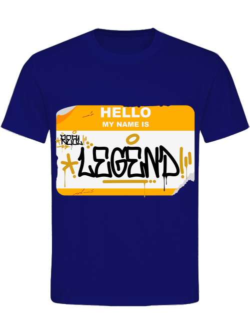 Classic Unisex T-Shirt "Hello My Name Is Legend"