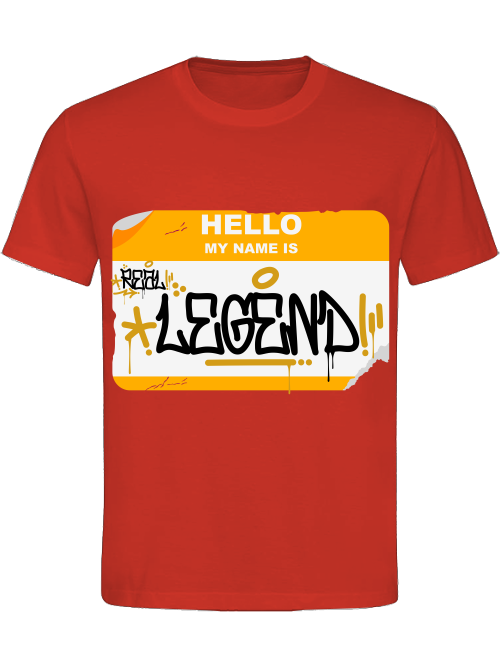 Classic Unisex T-Shirt "Hello My Name Is Legend"