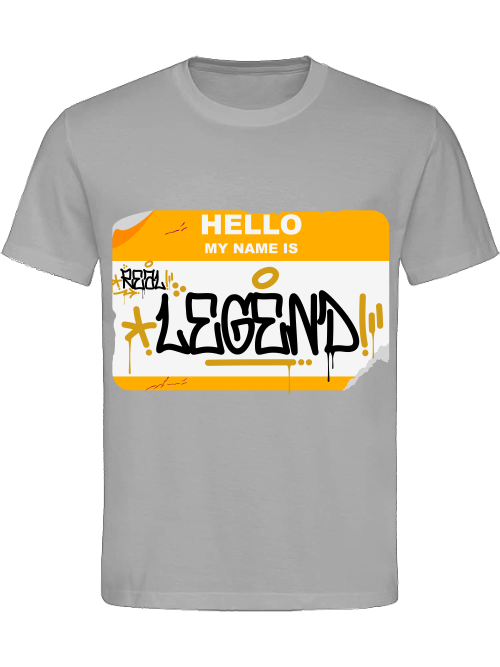 Classic Unisex T-Shirt "Hello My Name Is Legend"