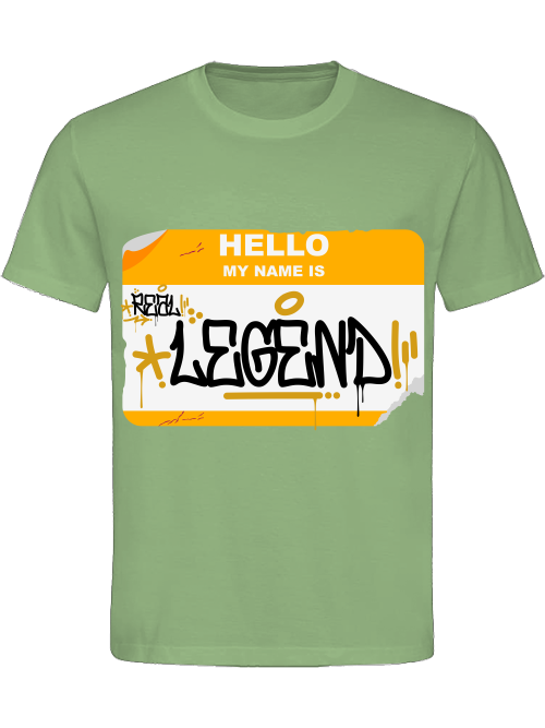 Classic Unisex T-Shirt "Hello My Name Is Legend"