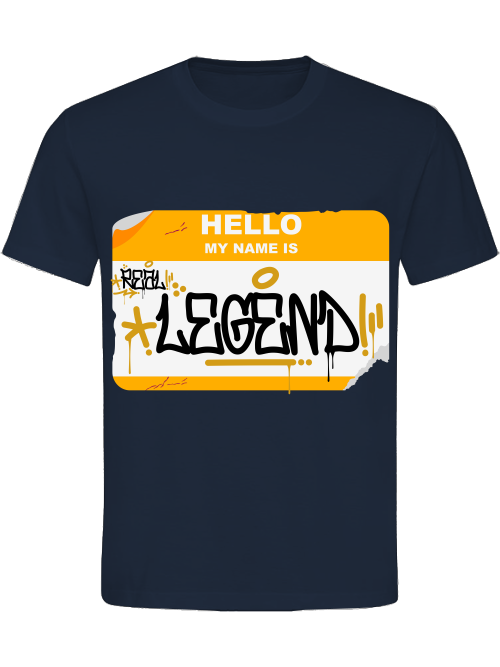 Classic Unisex T-Shirt "Hello My Name Is Legend"