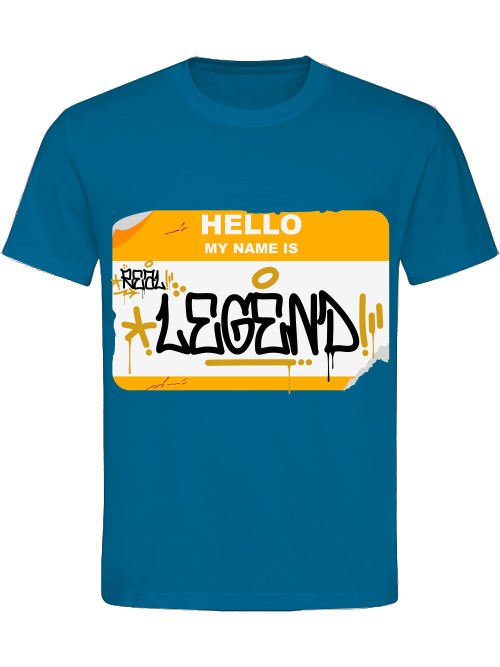Classic Unisex T-Shirt "Hello My Name Is Legend"