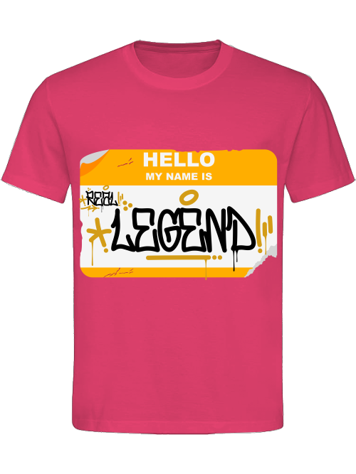 Classic Unisex T-Shirt "Hello My Name Is Legend"