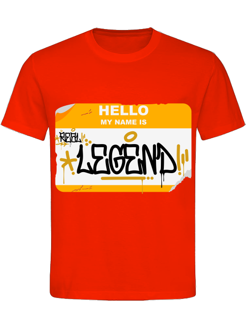 Classic Unisex T-Shirt "Hello My Name Is Legend"