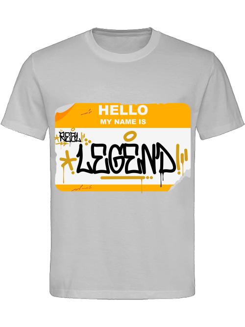 Classic Unisex T-Shirt "Hello My Name Is Legend"