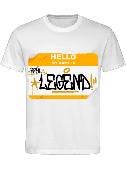 Classic Unisex T-Shirt "Hello My Name Is Legend"