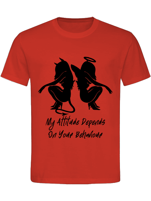 Classic Unisex T-Shirt "My Attitude"