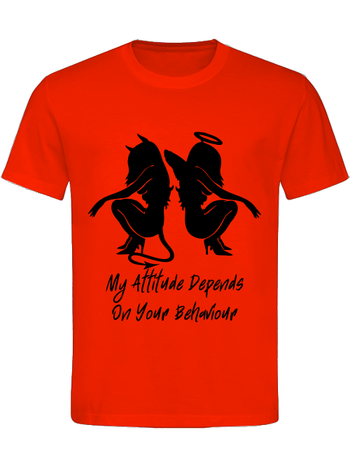 Classic Unisex T-Shirt "My Attitude"