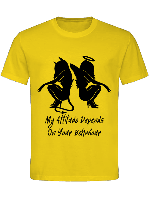 Classic Unisex T-Shirt "My Attitude"