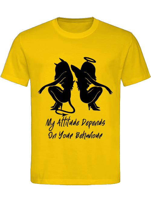 Classic Unisex T-Shirt "My Attitude"