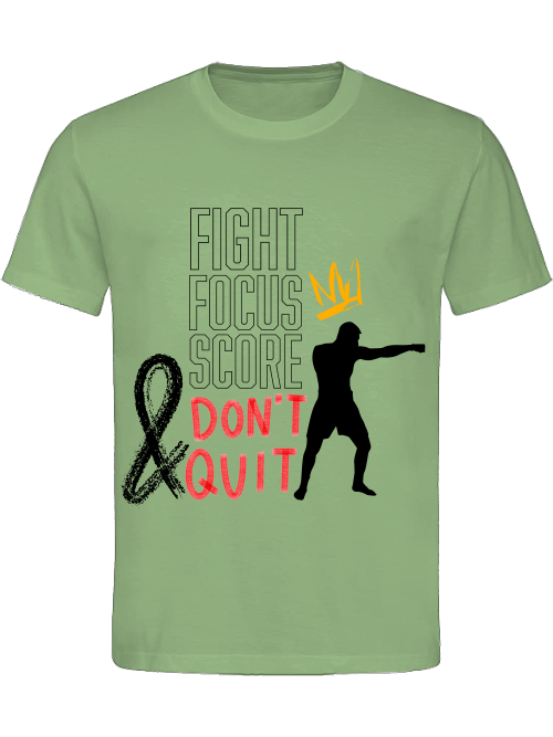 Classic Unisex T-Shirt "Fight.Focus.Score.Men"