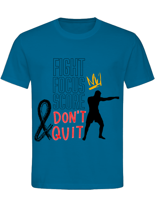 Classic Unisex T-Shirt "Fight.Focus.Score.Men"