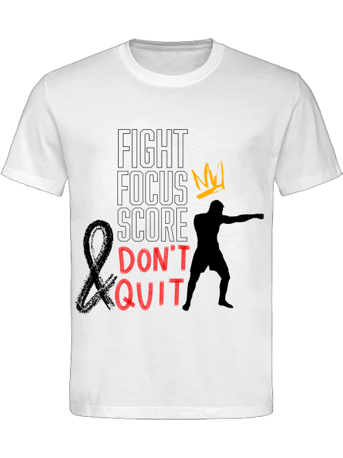 Classic Unisex T-Shirt "Fight.Focus.Score.Men"