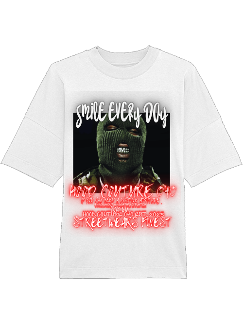 Oversized Unisex Premium T-Shirt "smile.skimask1.1"