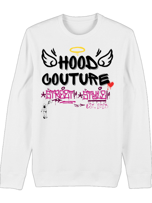 Premium Unisex Crew Neck Sweatshirt "Hood Angel Classic"