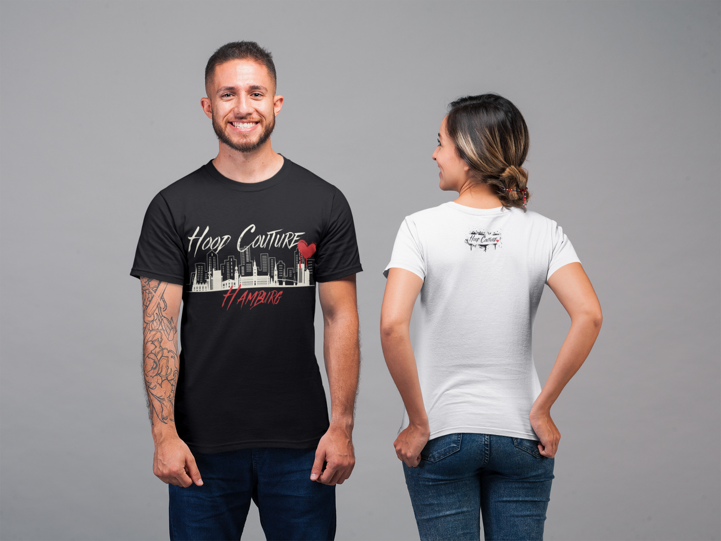 Classic Unisex T-Shirt "Hood Couture Hamburg By Night"