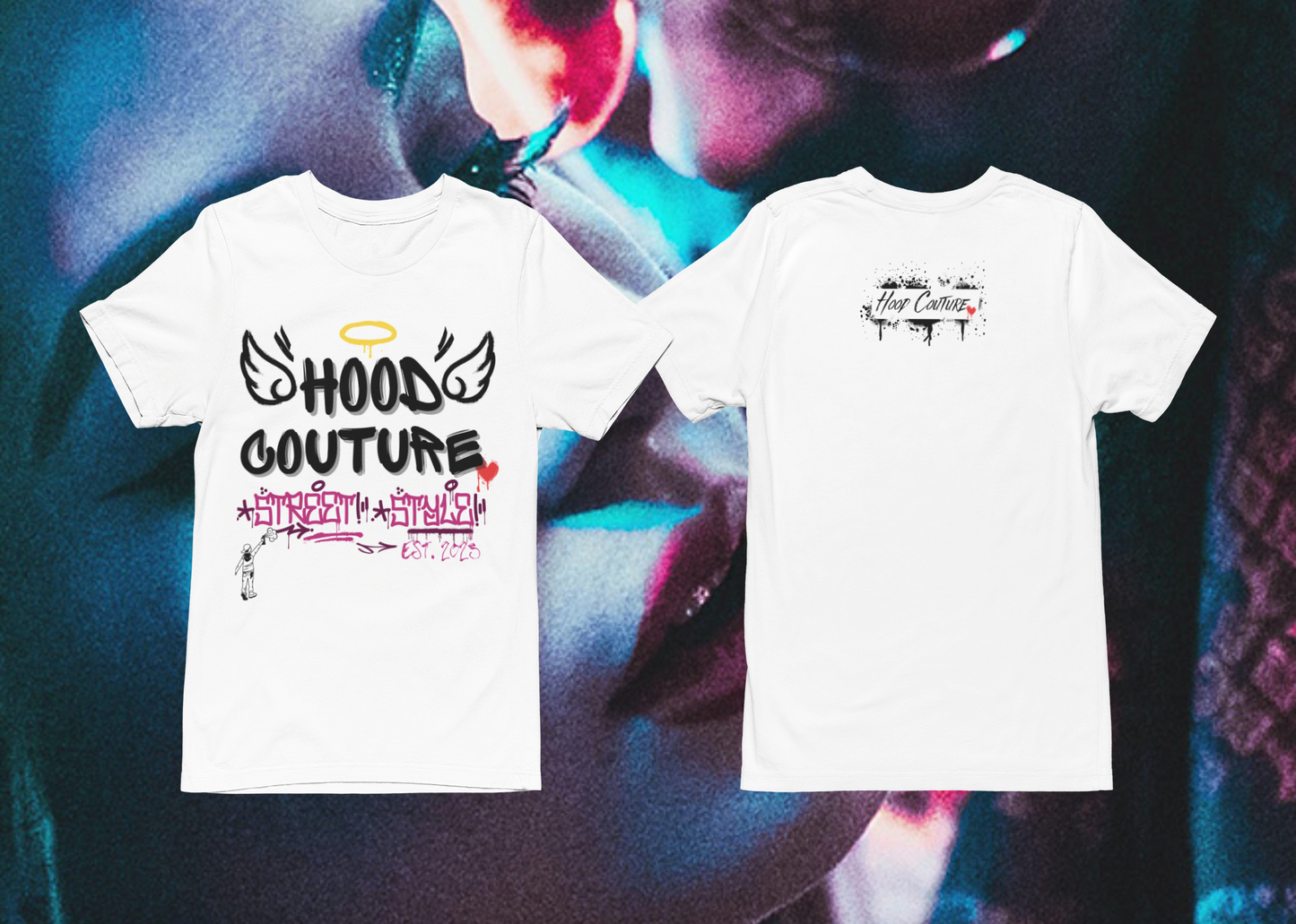 Oversized Unisex Premium T-Shirt "Hood Angel"