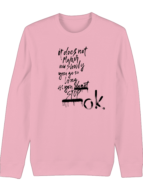 Premium Unisex Crew Neck Sweatshirt "Don´t Stop"