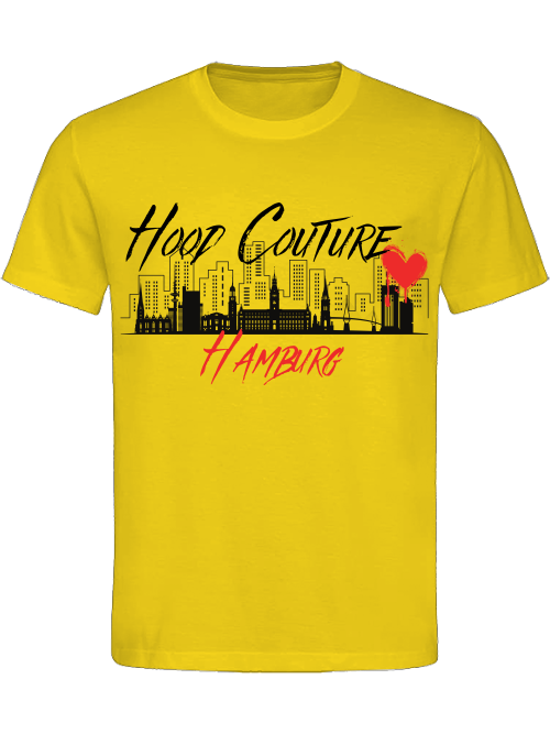 Classic Unisex T-Shirt "Hood Couture Hamburg rot"