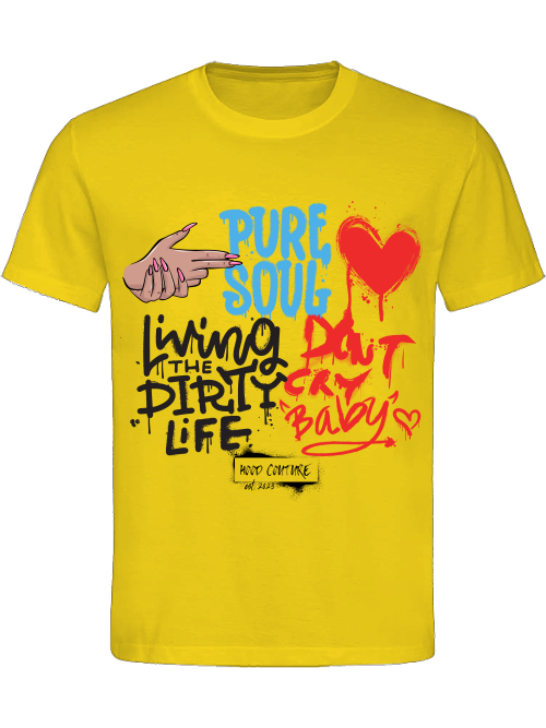 Classic Unisex T-Shirt "Living the dirty life"