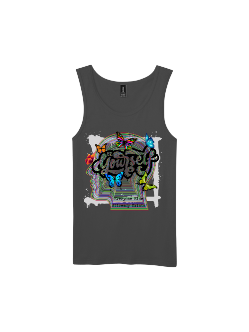 Premium Softstyle Tank Top Men "Be Yourself"