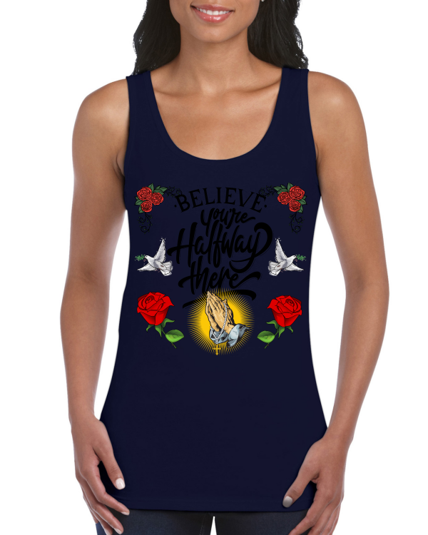 Premium Women Softstyle Tank Top "Believe."