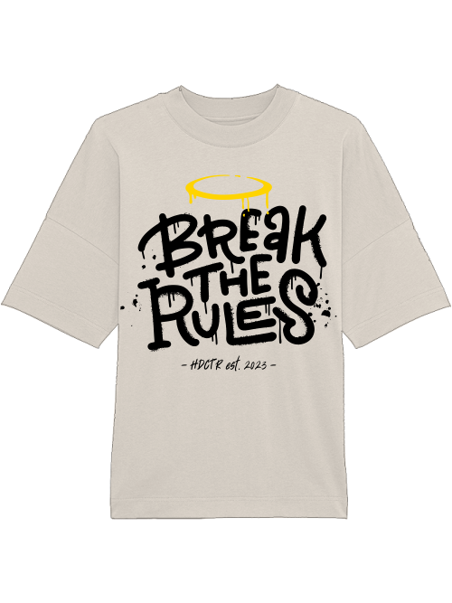 Oversized Unisex Premium T-Shirt "Break The Rules"