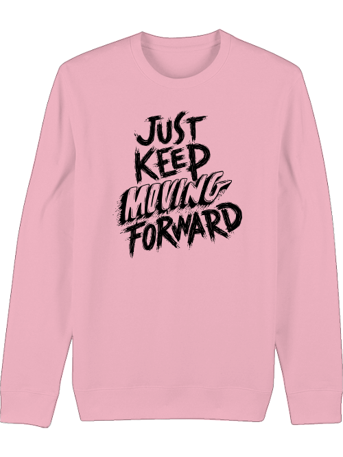 Premium Unisex Crew Neck Sweatshirt "Keep Moving Forward"