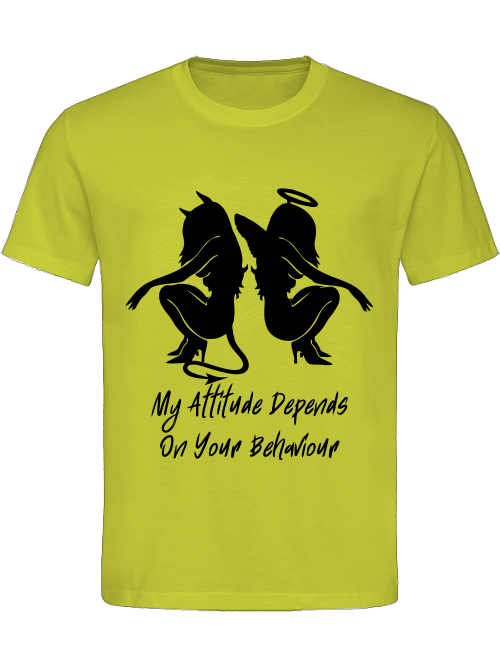 Classic Unisex T-Shirt "My Attitude"