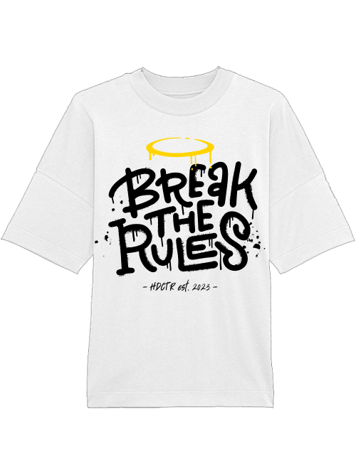 Oversized Unisex Premium T-Shirt "Break The Rules"
