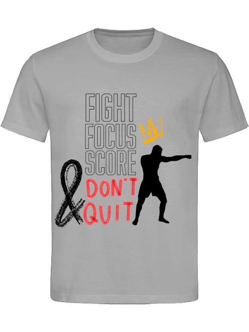 Classic Unisex T-Shirt "Fight.Focus.Score.Men"