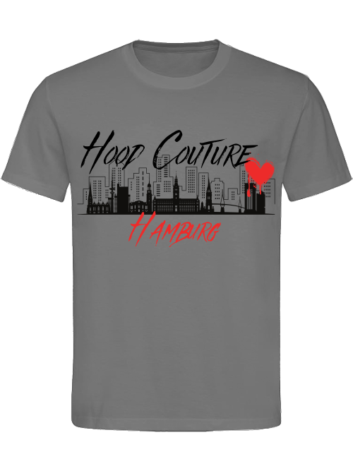 Classic Unisex T-Shirt "Hood Couture Hamburg rot"