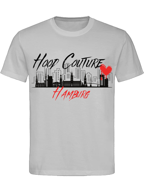 Classic Unisex T-Shirt "Hood Couture Hamburg rot"