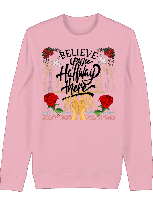 Premium Unisex Crew Neck Sweatshirt "Believe"