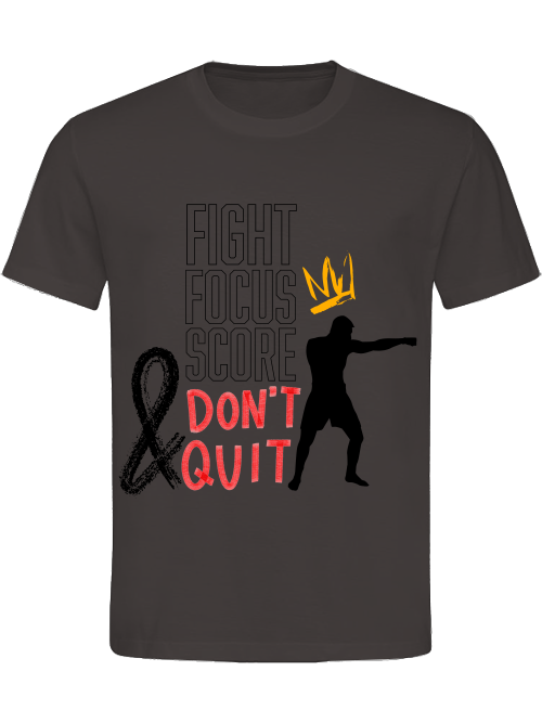 Classic Unisex T-Shirt "Fight.Focus.Score.Men"