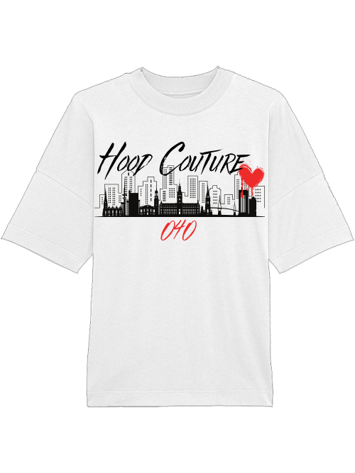 Oversized Unisex Premium T-Shirt "Hood Couture 040"