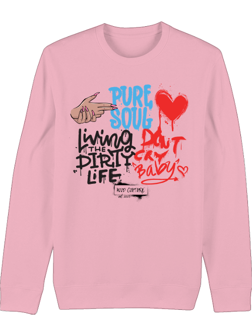 Premium Unisex Crew Neck Sweatshirt "Living The Dirty Life"
