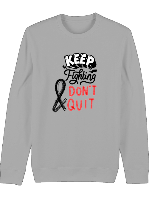 Premium Unisex Crew Neck Sweatshirt "Keep Fighting"