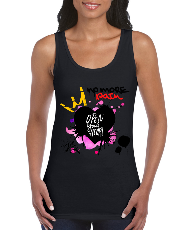 Premium Women Softstyle Tank Top "No More Pain"