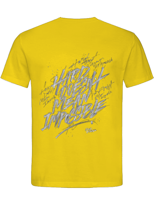 Classic Unisex T-Shirt "Hard doesn´t mean impossible"