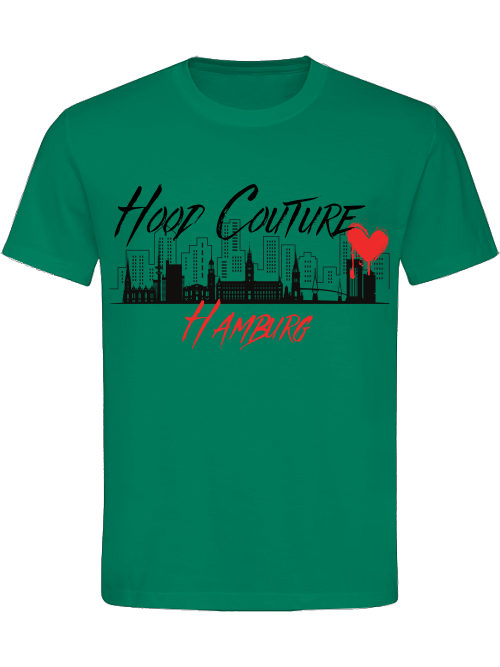 Classic Unisex T-Shirt "Hood Couture Hamburg rot"