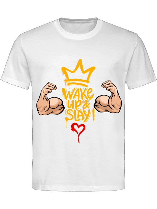 Classic Unisex T-Shirt "Wake Up & Slay"