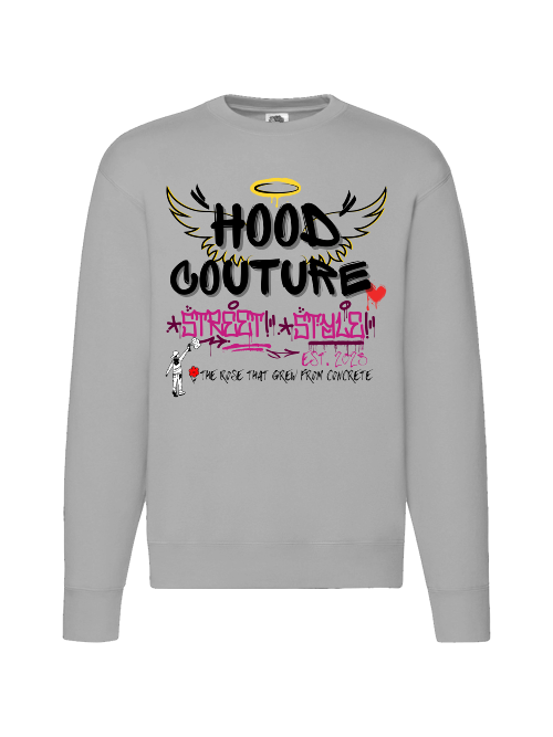 Premium Unisex Crew Neck Sweater Modell 2 "Hood Angel 2."