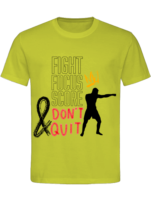 Classic Unisex T-Shirt "Fight.Focus.Score.Men"