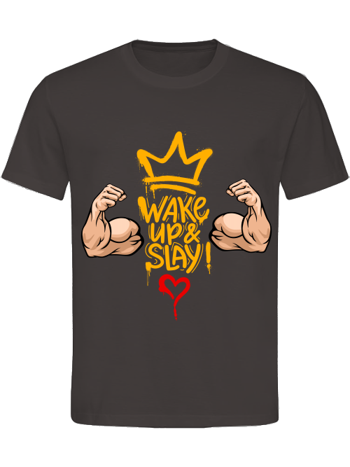 Classic Unisex T-Shirt "Wake Up & Slay"