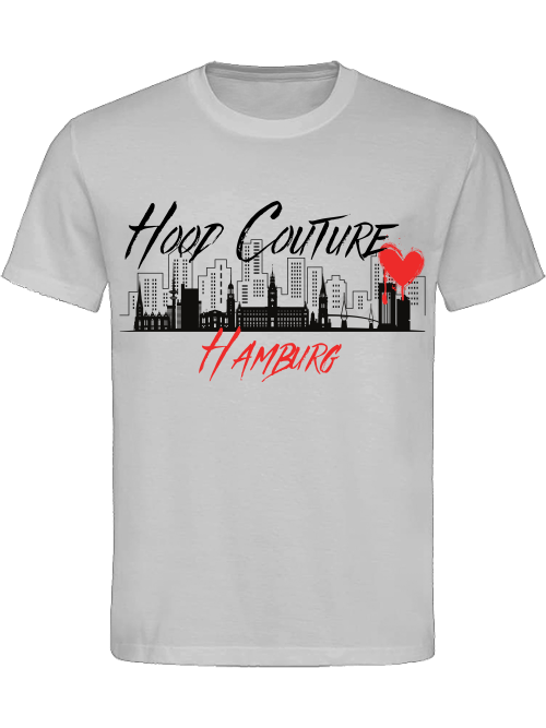 Classic Unisex T-Shirt "Hood Couture Hamburg rot"