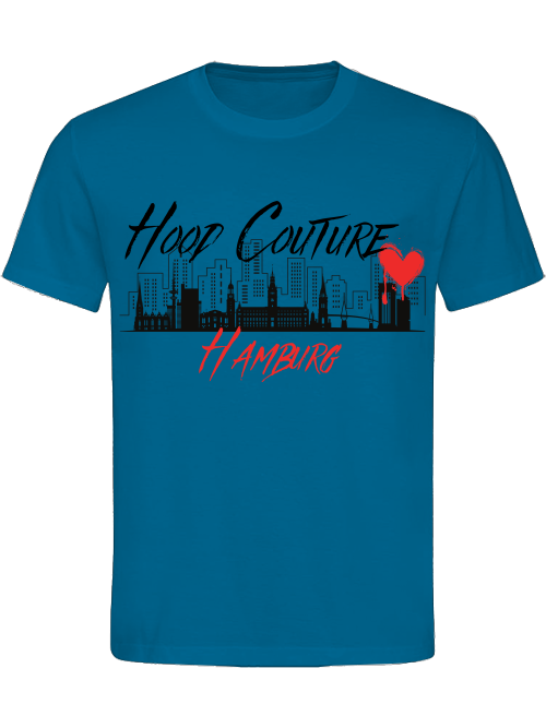 Classic Unisex T-Shirt "Hood Couture Hamburg rot"